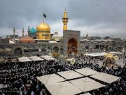 Imam Ali’s (AS) holy shrine officials visit Mashhad’s holy shrine