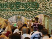Najaf holy Shrine hosts pilgrims at night of Father Day