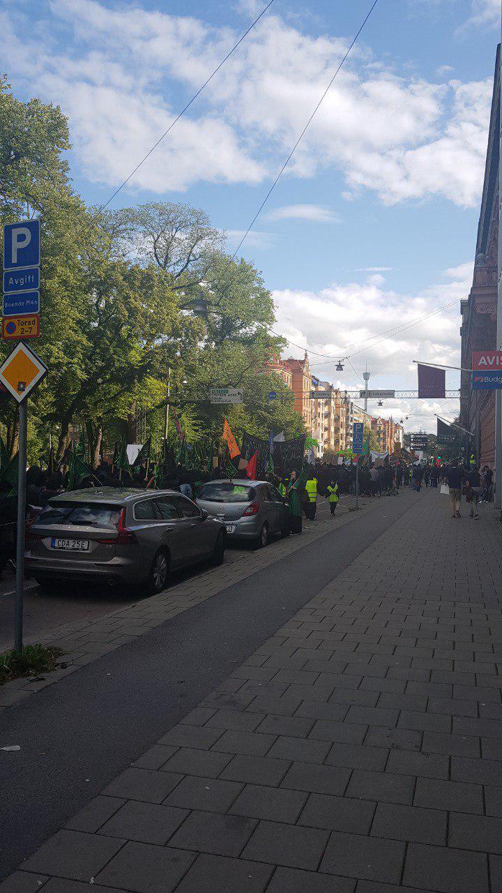 راهپیمایی روز عاشورا در گوتنبرگ