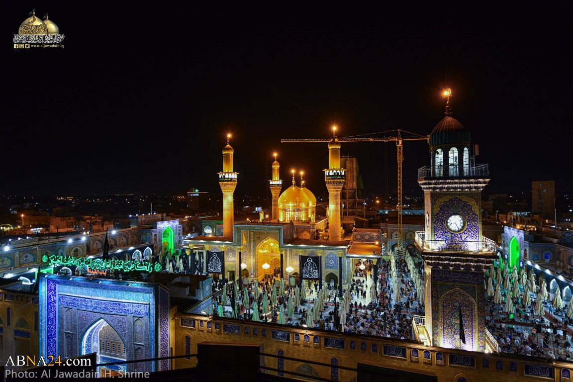 Photos: Night of the martyrdom of Imam al-Jawad at Kadhimiya holy shrine