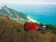 Photos: Raising flag of Imam Hussain (A.S) to the top of Pedra Bonita in Rio de Janeiro Photos: Raising flag of Imam Hussain (A.S) to the top of Pedra Bonita in Rio de Janeiro