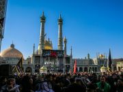 People of Karbala preparing to commemorate death anniversary of Lady Masumah in her holy shrine People of Karbala preparing to commemorate death anniversary of Lady Masumah in her holy shrine