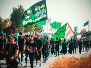 Photos: First group of pilgrims start Arbaeen March in Basra Photos: First group of pilgrims start Arbaeen March in Basra