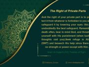 The Right of Private Parts: Commentary on Imam Sajjad’s (AS) Treaties of Right (Part 9)