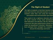 The Right of Student: Commentary on Imam Sajjad’s (AS) Treaties of Right (Part 18)