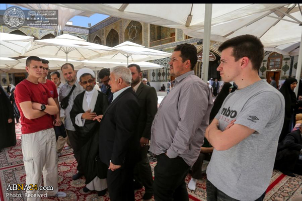 group of converts from bosnia and herzegovina visits imam ali holy shrine